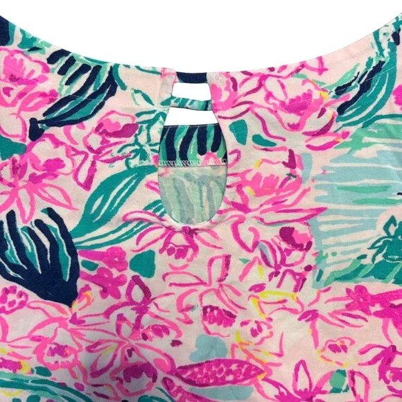 Lilly Pulitzer Colorful 3/4 Sleeve Top‎ Women's Size XS - Picture 6 of 6